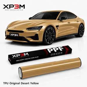 XP3M Original Desert Yellow Gloss TPU Color PPF Película Protectora de Pintura para Automóvil 7.5 Mil Autoregenerable Antiarañazos Antiamarilleo - Product Image 1