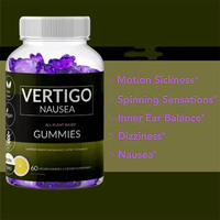 Permen Gummy Vertigo 6 in 1 Gingko Kudzu Astragalus Jahe