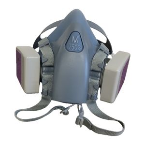 Masker <span class=keywords><strong>Gas</strong></span> setengah wajah silikon ringan untuk pekerjaan las dan solder - Product Image 3