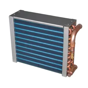 Tủ lạnh microchannel thương mại HVAC không khí cuộn dây Nhà cung cấp trực tiếp mở rộng cuộn dây titan Ống vây cuộn dây trao đổi nhiệt