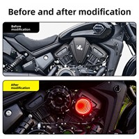 Couverture décorative lumineuse 12V modifiée Abyss pour Napoleon 450 Golden Cat 500/450/350 Gray Stone 250/300 Black Flag 500
