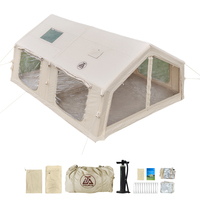 Tente pneumatique Tourus imperméable pour le camping en plein air à partir de 17 mètres carrés, tentes de camping en plein air, robuste, disponible à la vente