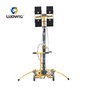 अच्छी कीमत 1000w लाइट टॉवर जनरेटर के नेतृत्व में हाथ क्रैंक्ड लिफ्ट 4 मीटर 5 मीटर 6 मीटर हैंड पुश गति लाइटिंग लाइटहाउस - Product Image 3