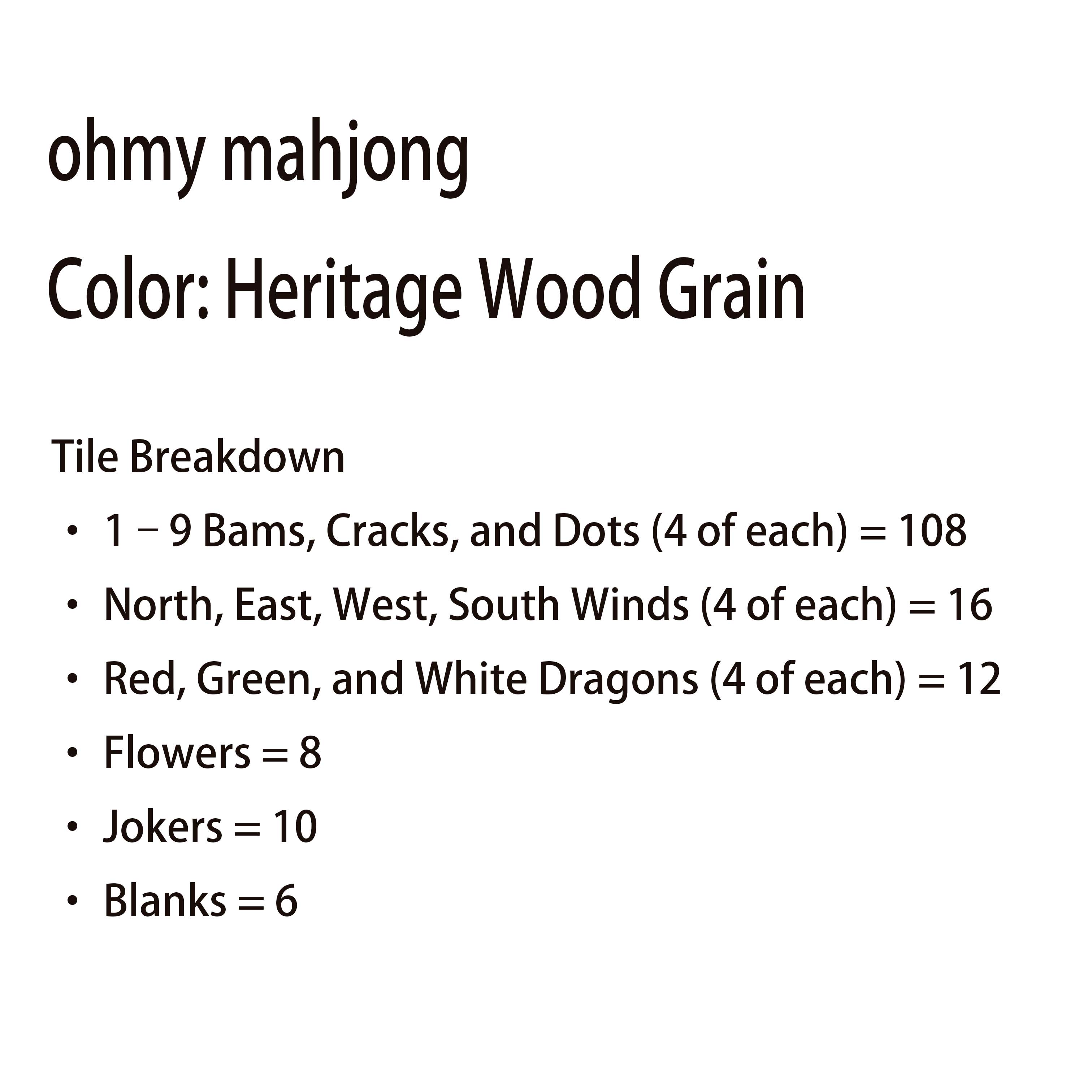 grain de bois ohmy mahjong