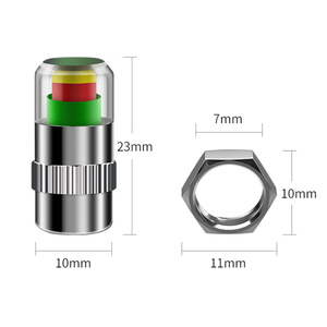 Tappi dello stelo della valvola del Monitor della pressione del tappo del pneumatico dell'auto tappi dello stelo della valvola del pneumatico universale per auto, biciclette e camion (4 pezzi) - Product Image 6