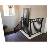 Récemment populaire Extérieur Simple Escalier Rampe Main Courante Style Design Extérieur Fer Escalier Rampe pour Villa