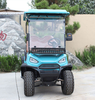 Voiturette de golf électrique tout-terrain 72V 4 places, robuste et surélevée, pour le transport agricole et en milieu résidentiel