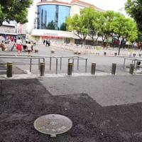 Poteaux de sécurité hydrauliques en acier anti-terrorisme, barrières de stationnement, bloqueurs de voie, télécommandés