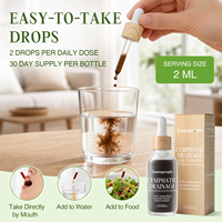 Kruiden vloeibare druppels met druivenpitolie, Ginkgo Biloba, paardenbloem, mariadistel, klis, echinacea, OEM, private label, groothandel