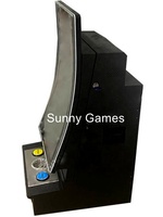 Máquina de Juego con Pantalla Táctil Curva de 23.6 Pulgadas para Bar, Gabinete de Juego de Habilidad Personalizado en Negro para Máquinas de Juego de Arcade