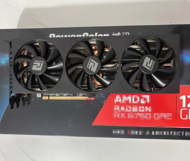 For Used RX 6750 GRE 12GB GDDR6 192Bit 3-Fans Desktop Gaming Graphics Card PCI-E4.0 GPU Video Card