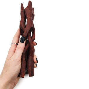 Support de présentation en bois pour boule de cristal, sphère de baseball, <span class=keywords><strong>Temari</strong></span>, coquille d'ormeau, avec trépied, support en bois Cobra - Product Image 4