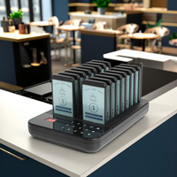 Téléavertisseur vibrant rechargeable et étanche sans fil pour les appels d'invités de restaurant Système de file d'attente intelligent et pratique