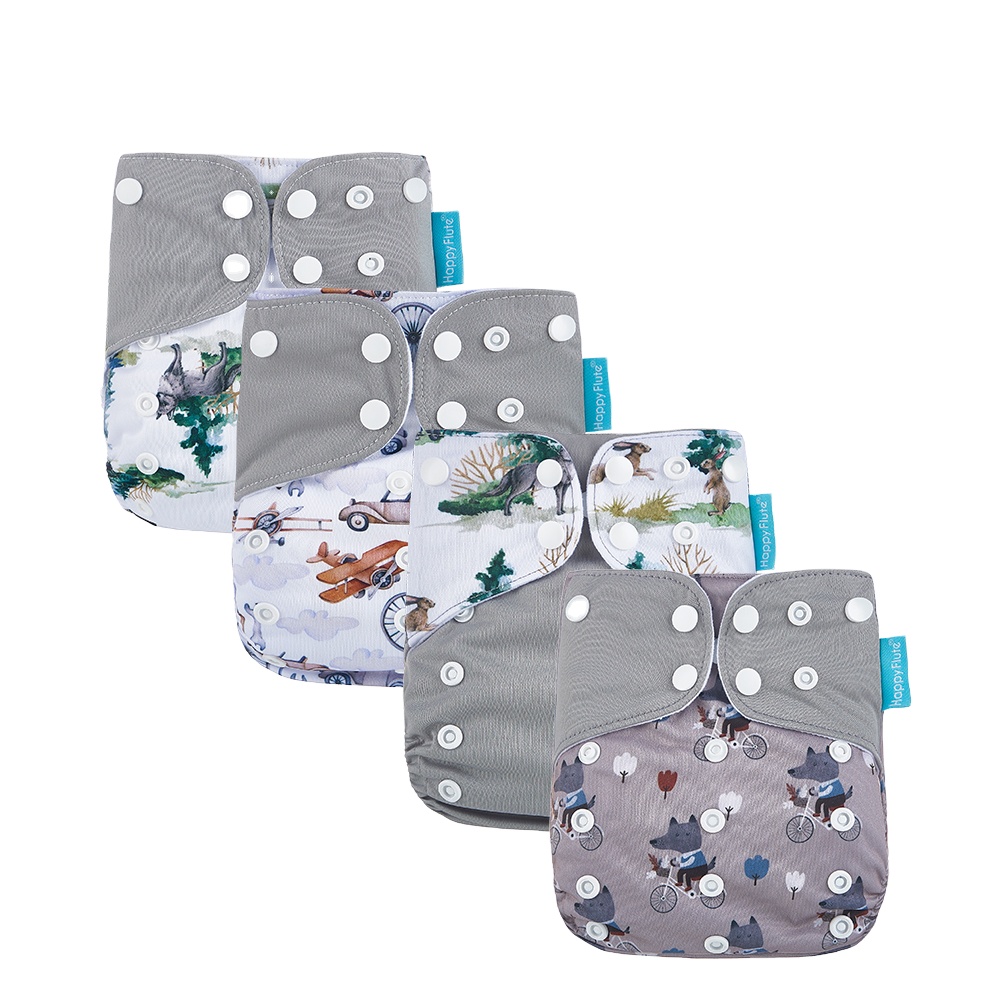 Happyflute Baby Pocket couche lavable réutilisable couche lavable douce couche respirante