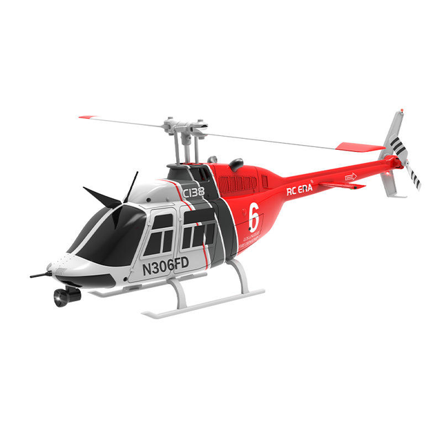 6CH 2.4G 1/33 RC Flybarless Model Helicopter 6-Axis Gyro Barometer Height Setting Remote Control Plane Toys