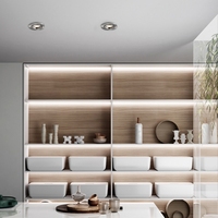 Spotlights GU10 en aluminium moulé sous pression de qualité supérieure, best-sellers en Europe, résistants au feu, conformes aux normes BBC, encastrés, LED.