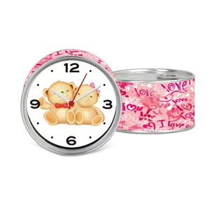 高品质Oem产品广告公司礼品纪念品定制徽标赠品为客人提供独特的时钟