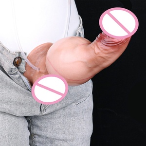 Dildo Inflable de Silicona FAAK con Eyaculación Realista, Pene con Succión, Dilatador Anal, Juguetes Sexuales para Mujeres, Masturbador - Product Image 3