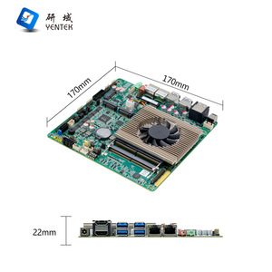 เมนบอร์ดอุตสาหกรรม Yentek Mini ITX 170x170 มม. LGA1151 DDR4 ช่องสัญญาณคู่ SATA ชิปเซ็ต Intel - Product Image 1