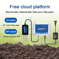 Capteur d'humidité et de température du sol IoT 8 en 1 avec enregistreur de données compatible avec l'application APP Lora Lorawan Wifi 4G GPRS pour l'agriculture