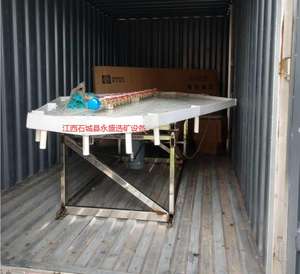 कम कीमत पारा-मुक्त पर्यावरण सोने जुदाई प्रकार के बरतन तालिका छोटे पीपी प्रयोगशाला हिला तालिका, सोने कंपन टेबल बिना पारा - Product Image 3