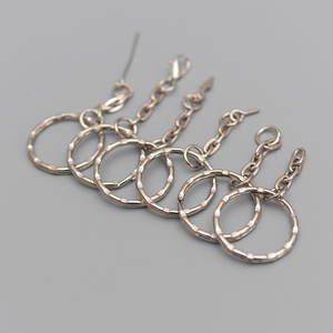 PD037-043 25mm vis oeil broche porte-clés porte-clés avec fermoirs <span class=keywords><strong>à</strong></span> boucle <span class=keywords><strong>ouverte</strong></span> crochet <span class=keywords><strong>à</strong></span> ressort chaîne pour bricolage sac porte-clés faisant des accessoires - Product Image 6