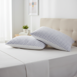 Oreillers de lit rafraîchissants infusés de gel, taille Queen, lot de 2 avec housses amovibles et lavables, oreillers respirants pour dormir - Product Image 1