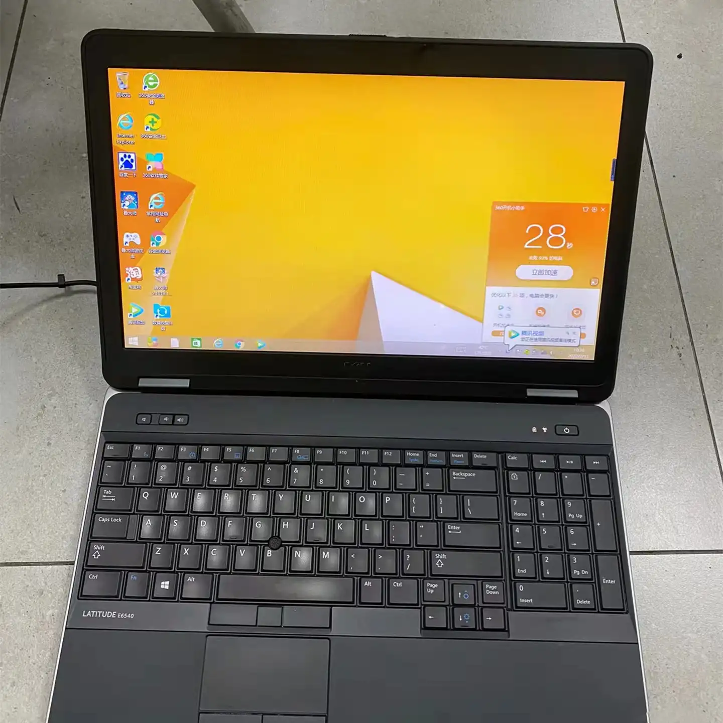 Laptop Bekas untuk Dell E6540 15.5 Inci I5 I7-4810MQ 8 + 256G SSD Ringan Tipis Gaming Bisnis Laptop Komputer Tangan Bekas Co