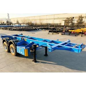 20ft & 40ft Steel Shipping Container Transportation Skeleton Semi <b>Trailer</b> - Product Image 1