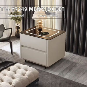 <span class=keywords><strong>Table</strong></span> <span class=keywords><strong>de</strong></span> <span class=keywords><strong>chevet</strong></span> intelligente avec station <span class=keywords><strong>de</strong></span> charge sans fil, lumières LED, haut-parleur Bluetooth, <span class=keywords><strong>table</strong></span> <span class=keywords><strong>de</strong></span> <span class=keywords><strong>chevet</strong></span> moderne avec ports USB, tiroir - Product Image 3