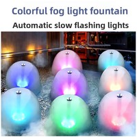Fuente de Agua para Estanques de Peces de Acero Inoxidable HD 304, Rociador de Niebla, Atomizador, Circulación de Agua y Filtración, Todo en Uno, Tres en Uno
