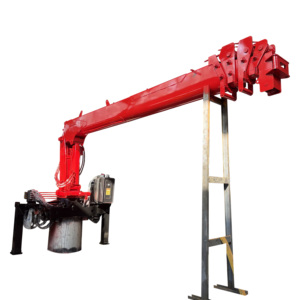 Grúa Móvil de Brazo Recto de <span class=keywords><strong>6T</strong></span> Montada en Camión, Operación Remota, Elevación de Automóviles con Gato Largo - Product Image 1