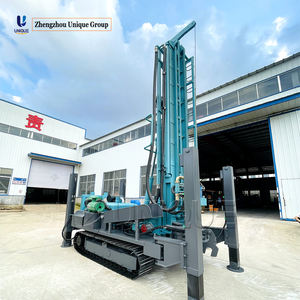 เครื่องเจาะบ่อน้ำแบบติดตั้งบนรถตีนตะขาบ รุ่น UY350 ระบบไฮดรอลิกเต็มรูปแบบ ใช้เครื่องยนต์ดีเซล พร้อมระบบขับเคลื่อนด้านบน เกียร์ ปั๊ม มอเตอร์  สามารถเจาะได้ลึกสูงสุด 350 เมตร - Product Image 5