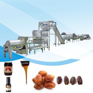 Custo Barato Automático Medjoul Datas Xarope Produção Planta Pasta Jujuba Máquina De Processamento De Mel - Product Image 4