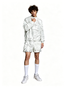 <span class=keywords><strong>Sweat</strong></span>-shirt à capuche camouflage surdimensionné en laine et coton de haute qualité, nouveau design, adapté aux vêtements de sport d'hiver pour garçons - Product Image 3