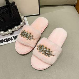 Pantuflas de TPR de Alta Calidad para Mujer, Pantuflas de Piel, Pantuflas de Moda, Pantuflas para Exteriores, Pantuflas Cálidas de Alta Calidad - Product Image 6