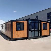Casa Contenedor Expandible Prefabricada Completa de 40, 20 y 30 Pies, Villa Prefabricada, Cocina, Casa Modular