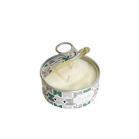 Bougie parfumée artisanale en cire de soja naturelle en gros pour la décoration de la maison, pots en étain, non toxique, aromathérapie, cadeaux créatifs pour les fêtes de Diwali