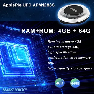 NAVLYNX ApplePie UFO CarPlay AI Box אלחוטי קרפליי אנדרואיד אוטומטי מולטימדיה LTE GPS BMW דודג' שברולט פיג'ו סיטרואן BYD