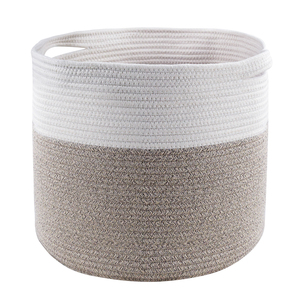 Baumwollseil-Wäschekorb-Organizer für Wäsche, Spielzeug und Babydecken - Product Image 1
