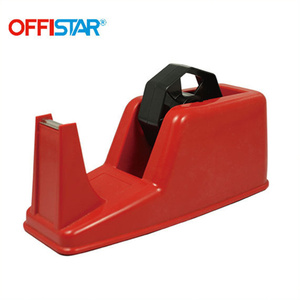 China Manufacturer Manual <strong>Tape</strong> Cutter Blue Red Plastic <strong>Tape</strong> <strong>Dispenser</strong> for Office - Product Image 2