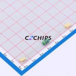 วงแหวนสี ZE0510-471 / ตัวเหนี่ยวนำแบบ Through-Hole (THT) ขนาด D5xL10.5 มม. 470uH 10% 340mA 3.5 โอห์ม - Product Image 2