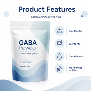 Vente chaude 100% Nootropic sans sucre 4-gaba Supplément énergétique Vitamine B6 Magnésium GABA biologique de haute qualité Femmes enceintes - Product Image 2
