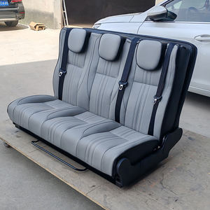 Kits de conversion de fourgonnette en camping-car Rock Roll Bed Ford Transit Sprinter, sièges multifonctionnels 3 places se transformant en lit en cuir - Product Image 6