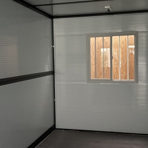 บ้านคอนเทนเนอร์พับได้ขนาด 20 ฟุต ปรับแต่งได้ บ้านสำเร็จรูปขนาดเล็ก บ้านเคลื่อนที่สำเร็จรูป สำหรับสำนักงาน บ้านเคลื่อนที่ราคาประหยัด - Product Image 6