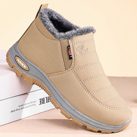 Bottes de randonnée d'hiver unisexes en gros, grandes tailles, épaisses et chaudes, chaussures de marche antidérapantes et imperméables pour le trekking en extérieur