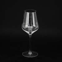 Verres à vin rouge clair personnalisés de luxe longue tige cristal Noël mariage gobelet en verre Gin