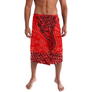 Buona qualità stampa abbigliamento tribù per uomo Drop Ship Lavalava torta nuziale <span class=keywords><strong>Sulu</strong></span> maschio Elei Ie Faitaga Custom Design vestiti alla moda - Product Image 5