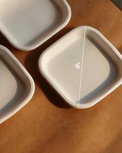 Disposable White Bagasse 2D Food Tray Biodegradable Sugarcane <b>Pulp</b> Meal Tray for Fast Food Snacks Bakery Packing & Food Service - Product Image 2