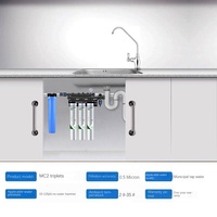 Purificateur d'eau commercial triple American Everpure MC2, machine à eau potable directe, cartouche de filtre à eau à bloc de carbone à trois têtes
